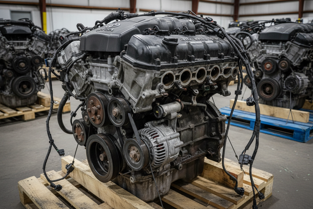 2017 Toyota Tacoma Used Engine 3.5L (VIN Z, 5th digit, 2GRFKS engine, 6 cylinder), w/o vacuum pump
