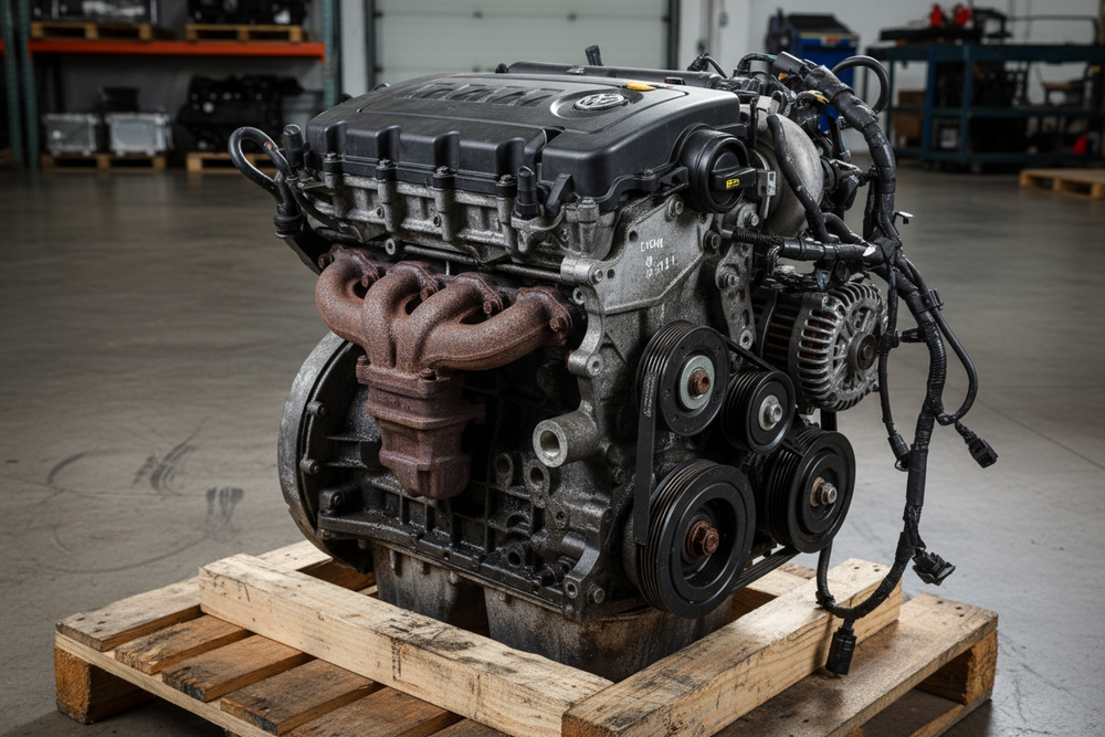 2014 Volkswagen Jetta used Engine 1.8L, VIN 1 (5th digit, turbo, gasoline), (engine ID CPRA)