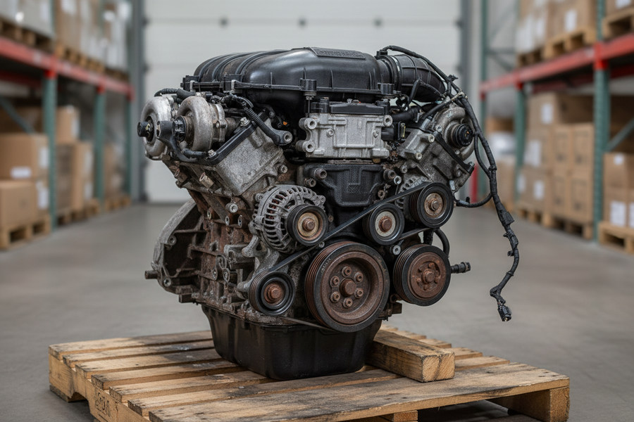 2015 Ford Explorer Used Engine 3.5L, turbo, (VIN T, 8th digit), w/o oil cooler