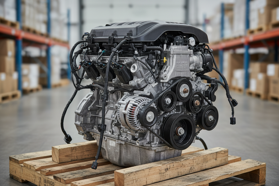 2017 Dodge Journey Used Engine 2.4L (VIN B, 8th digit), 4 speed transmission