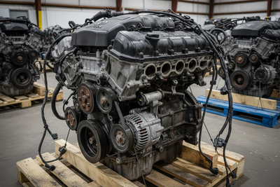 2017 Toyota Tacoma Used Engine 3.5L (VIN Z, 5th digit, 2GRFKS engine, 6 cylinder), w/o vacuum pump