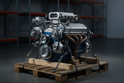 Chevy Engine on Pallet