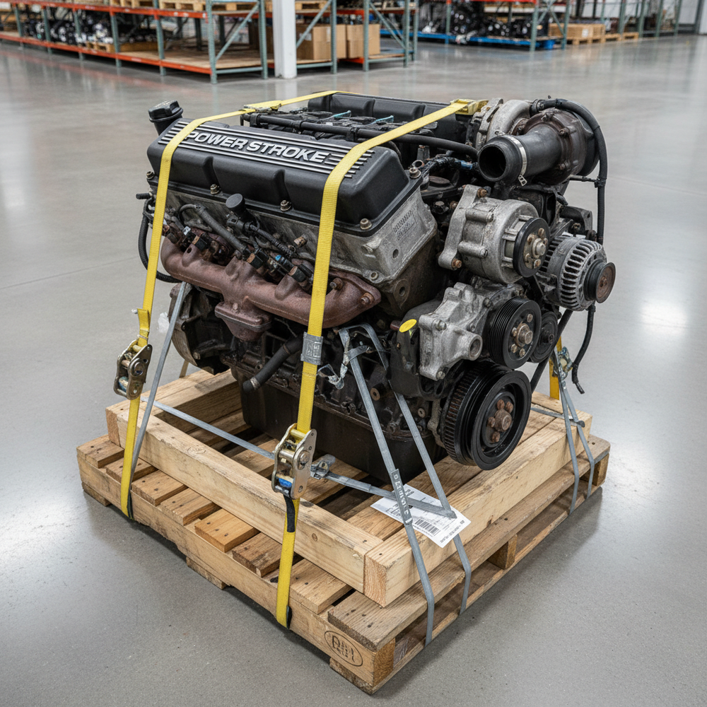 2007 Ford E350 Econoline Used Engine 6.0L (VIN P, 8Th Digit, Diesel)