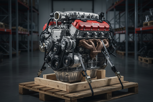 Jeep Engine on Pallet