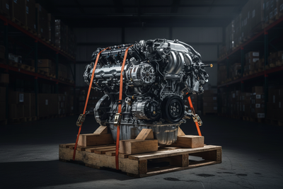 Nissan Engine on Pallet